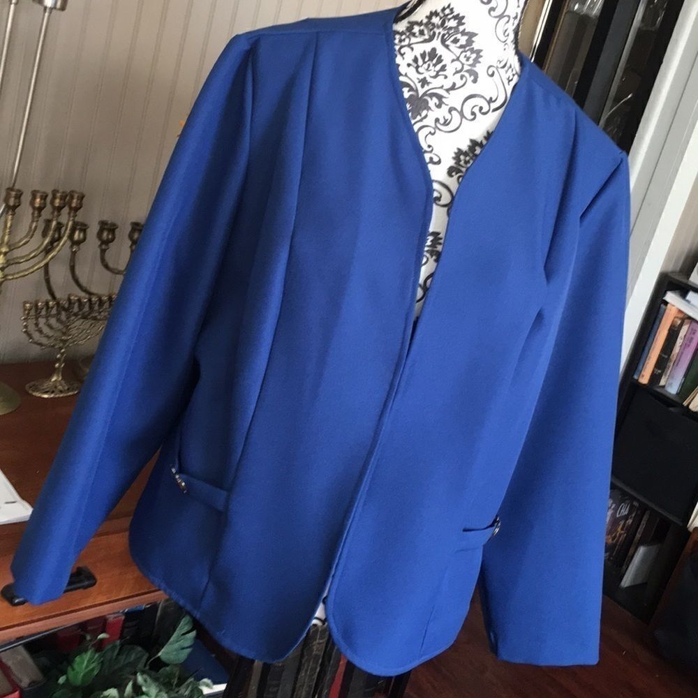 Vintage 80s/90s Royal Blue Blazer Jacket